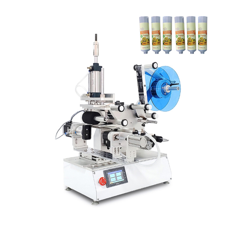 Máquina etiquetadora semiautomática de tubos flexibles VK-T805