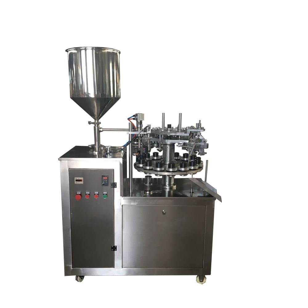 Máquina semiautomática de llenado y sellado de tubos de aluminio VK-TFS-006A