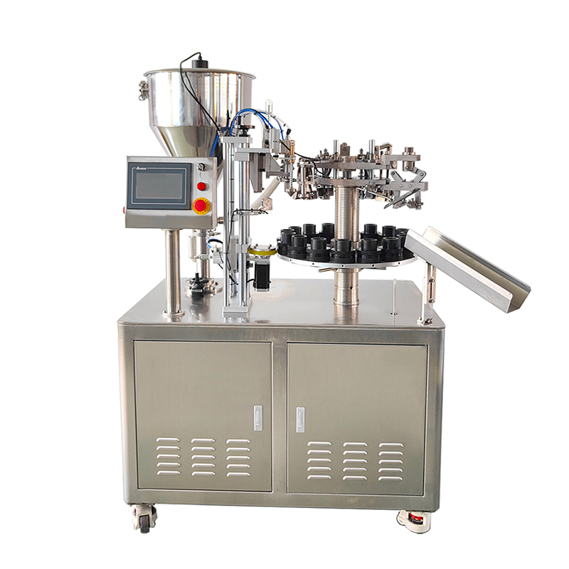 Máquina semiautomática de llenado y sellado de tubos de aluminio VK-TFS-006A