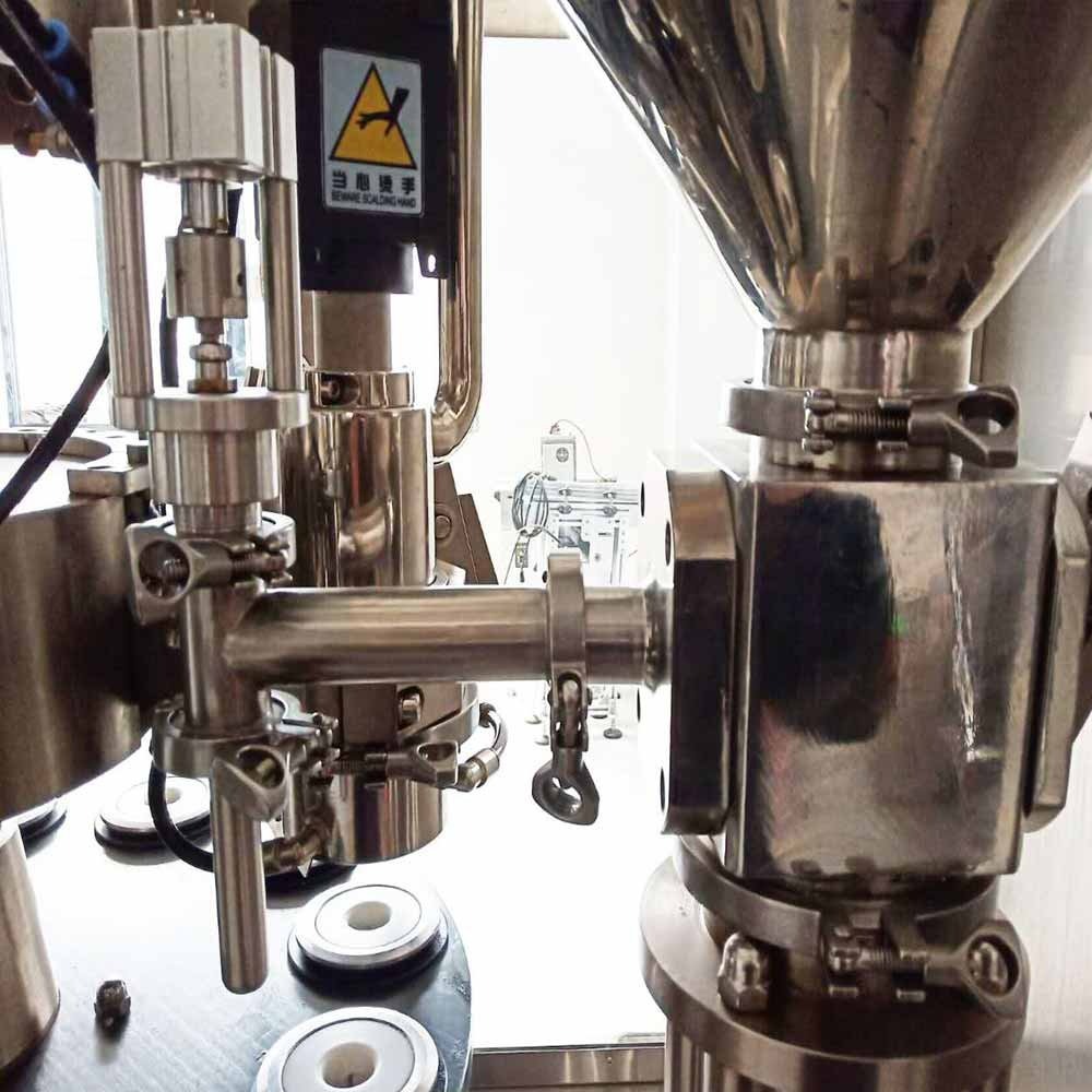 Máquina automática de llenado y engaste de tubos metálicos VK-TFS-009A