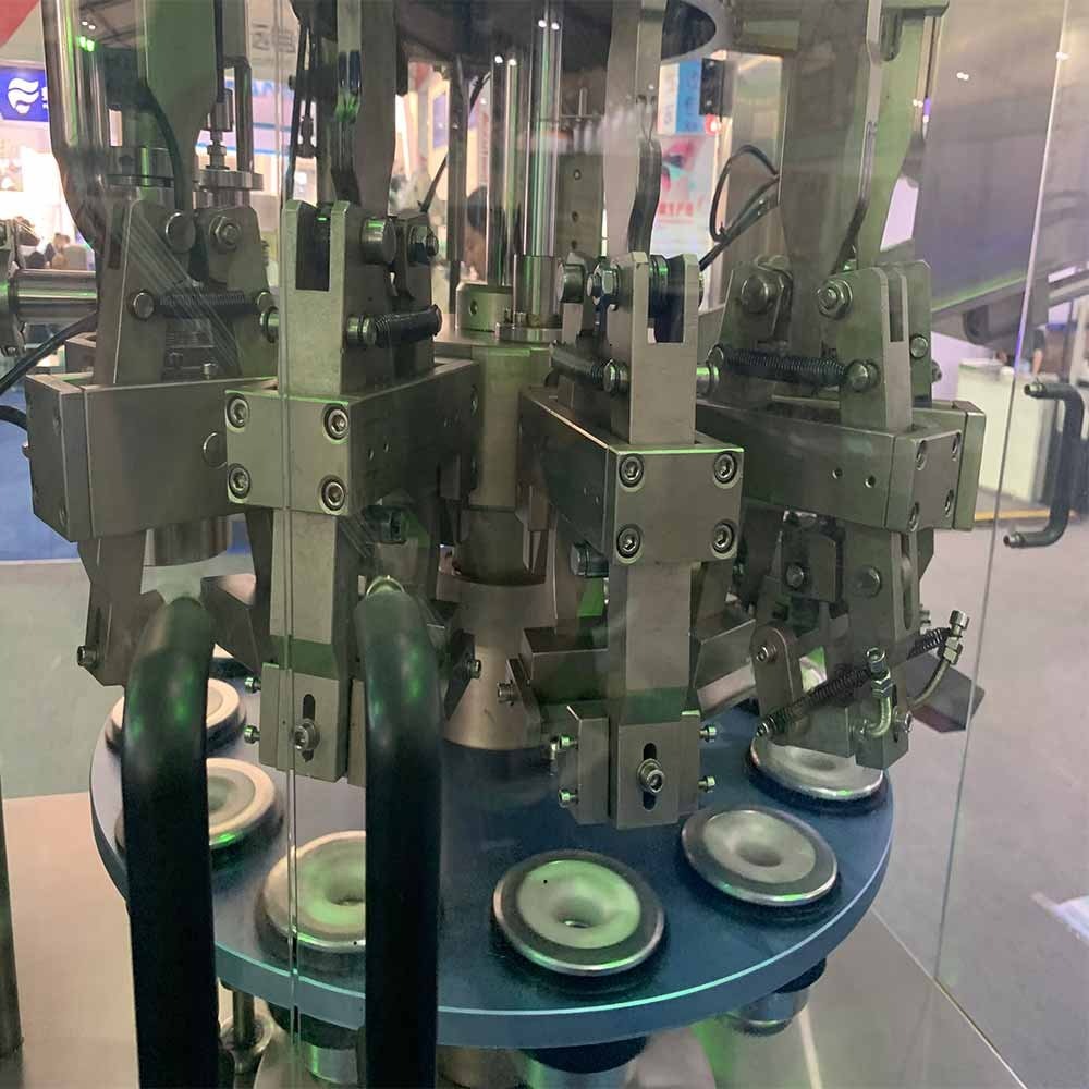 Máquina automática de llenado y engaste de tubos metálicos VK-TFS-009A