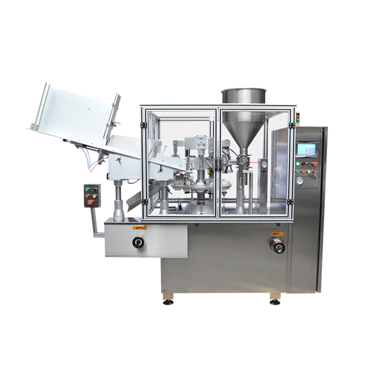 Máquina automática de llenado y engaste de tubos metálicos VK-TFS-009A