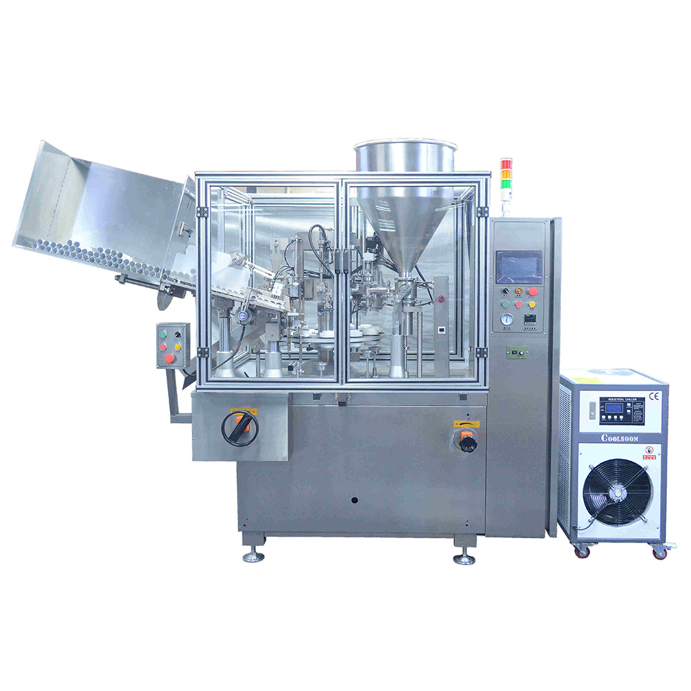 Máquina llenadora y selladora automática de tubos de plástico VK-TFS-009H