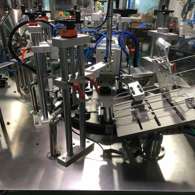 Detalles de la máquina automática de llenado y sellado de tubos de doble cámara VK-TFS-009UDC