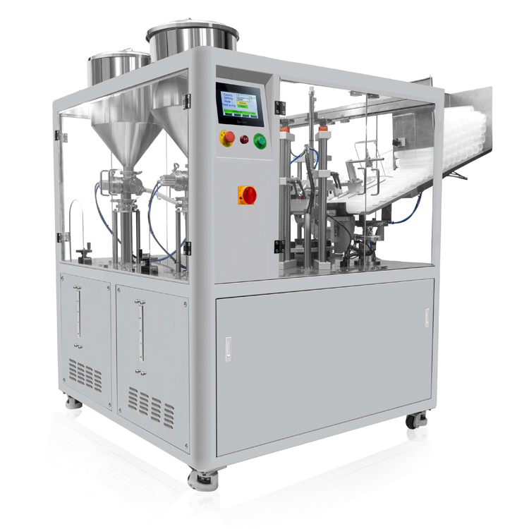 Máquina automática de llenado y sellado de tubos de doble cámara VK-TFS-009UDC